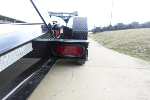 7x18 Gooseneck Equipment Trailer (2) 7K Axles Standup Ramps - Image 11