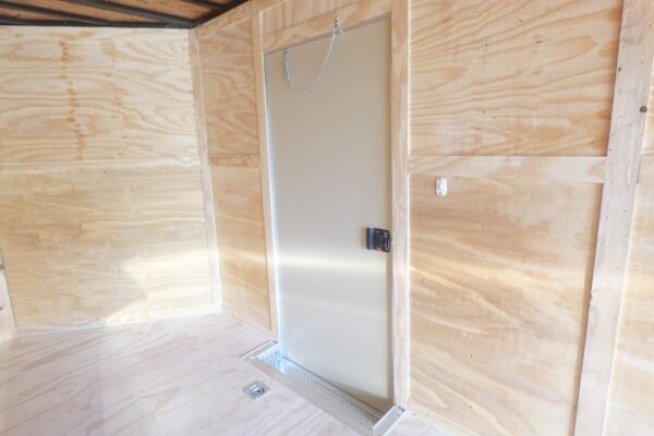 8.5x24 White V-Nose Enclosed Trailer (2) 3500lb Axles 7K GVWR - Image 16