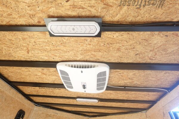 7x18 Black with Blackout Hybrid Enclosed Trailer (2) 7K Axles Storage 50 Amp Elec - Image 24