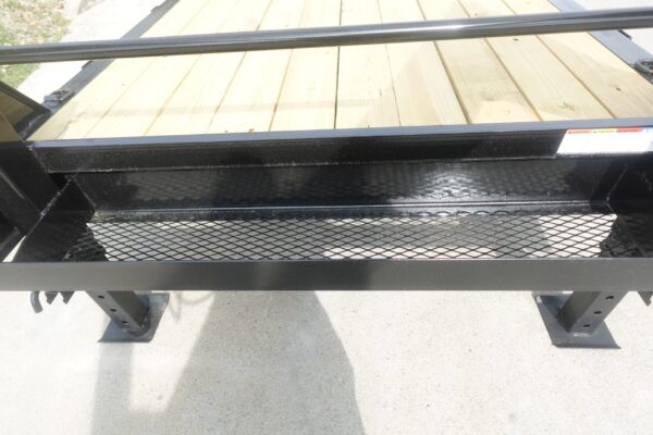 7x20 Gooseneck Equipment Trailer (2) 7K Axles with Brakes & Mini King Kong Ramps - Image 11