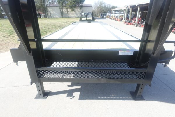 8.5x30 Gooseneck Deckover Dovetail Trailer (2) 10K Axles King Kong Ramps - Image 6