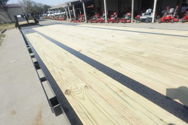 8.5x30 Gooseneck Deckover Dovetail Trailer (2) 10K Axles King Kong Ramps - Image 7
