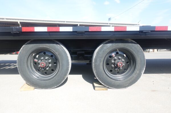 8.5x30 Gooseneck Deckover Dovetail Trailer (2) 10K Axles King Kong Ramps - Image 8
