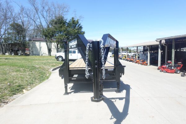 8.5x30 IBeam Gooseneck Deckover Trailer (2) 7K Axles King Kong Ramps