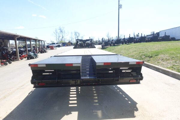 8.5x30 IBeam Gooseneck Deckover Trailer (2) 7K Axles King Kong Ramps - Image 9