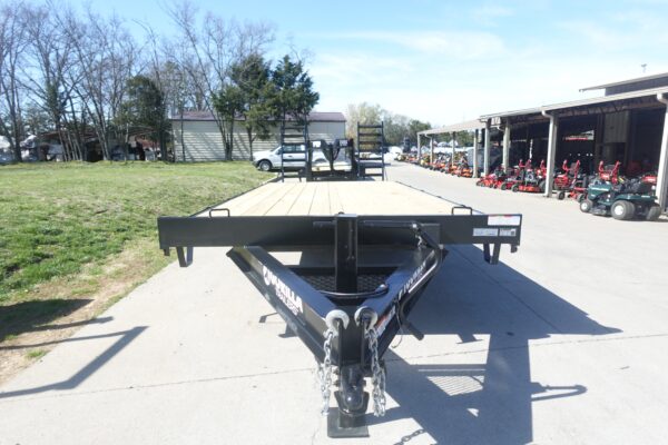 8.5x20 I-Beam Deckover Trailer (2) 7K Axles Stand-Up Ramps - Image 2