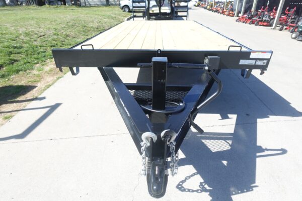 8.5x20 I-Beam Deckover Trailer (2) 7K Axles Stand-Up Ramps - Image 3