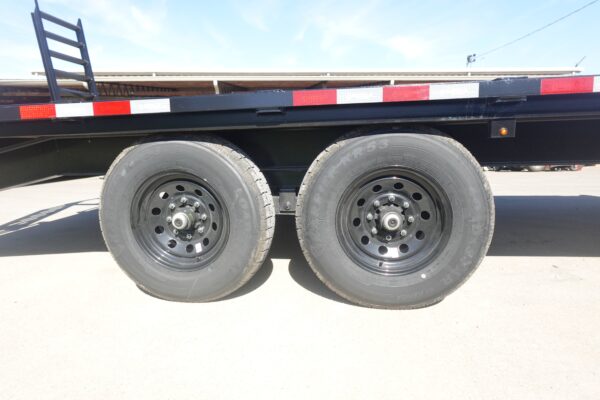 8.5x20 I-Beam Deckover Trailer (2) 7K Axles Stand-Up Ramps - Image 5