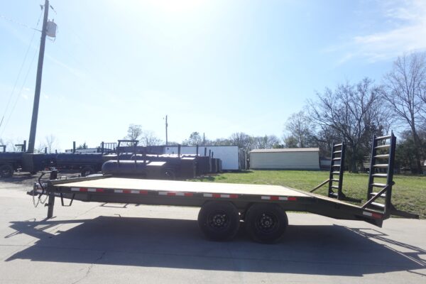 8.5x20 I-Beam Deckover Trailer (2) 7K Axles Stand-Up Ramps - Image 10