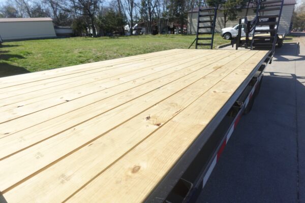 8.5x20 I-Beam Deckover Trailer (2) 7K Axles Stand-Up Ramps - Image 11