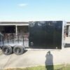 7x20 Black Hybrid Enclosed Trailer ATP Floor (2) 7K Axles - Image 4