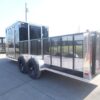 7x20 Black Hybrid Enclosed Trailer ATP Floor (2) 7K Axles - Image 10