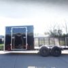 7x20 Black Hybrid Enclosed Trailer ATP Floor (2) 7K Axles - Image 11