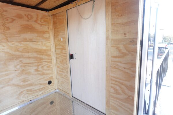 7x20 Black Hybrid Enclosed Trailer ATP Floor (2) 7K Axles - Image 13