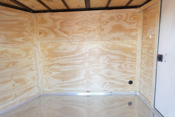 7x20 Black Hybrid Enclosed Trailer ATP Floor (2) 7K Axles - Image 14