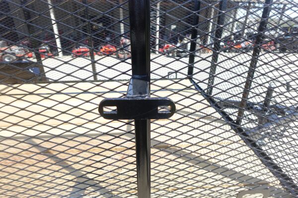 7' x 18' Tandem Straight Deck Utility Trailer 6ft Mesh Sides 7K GVWR - Image 12