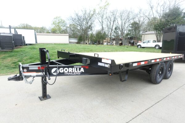 8.5x16 I-Beam Deckover Equipment Trailer 2 7k axles 14k GVWR - Image 3