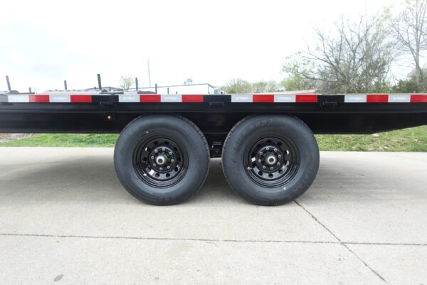 8.5x16 I-Beam Deckover Equipment Trailer 2 7k axles 14k GVWR - Image 5