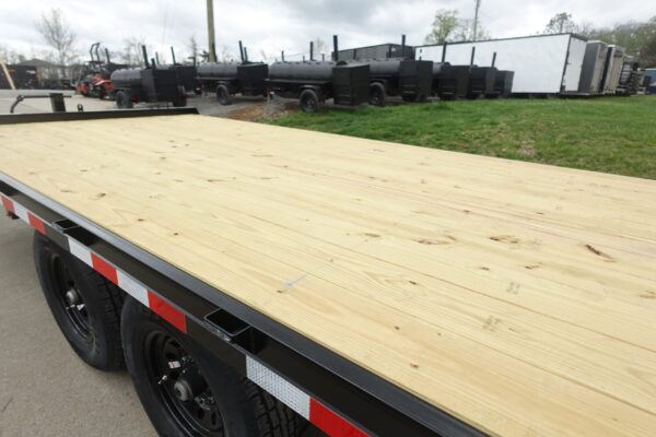 8.5x16 I-Beam Deckover Equipment Trailer 2 7k axles 14k GVWR - Image 6
