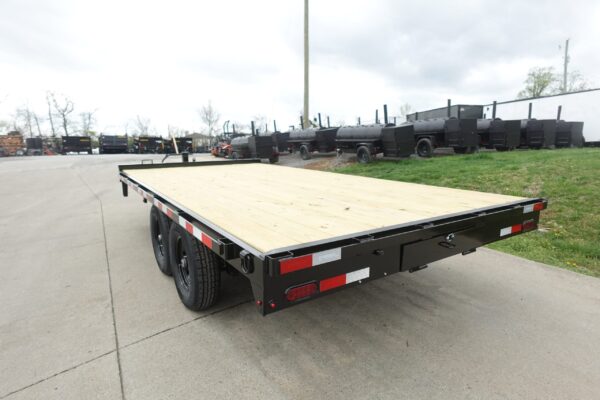 8.5x16 I-Beam Deckover Equipment Trailer 2 7k axles 14k GVWR - Image 7