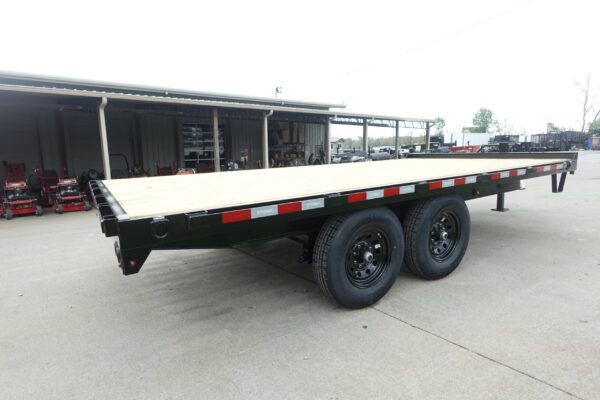 8.5x16 I-Beam Deckover Equipment Trailer 2 7k axles 14k GVWR - Image 11