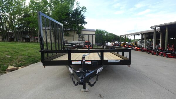 7x20 Straight Deck Utility Trailer with Side Gate (2) 5,200lb Axles