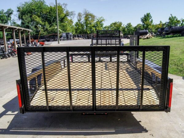 7x14 Utility Trailer with Side Gate and Dbl Brake (2) 3,500lb Axle - Image 13
