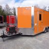 8.5' x 16' Orange Concession Food Trailer - Image 12