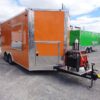 8.5' x 16' Orange Concession Food Trailer - Image 4