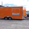 8.5' x 16' Orange Concession Food Trailer - Image 2