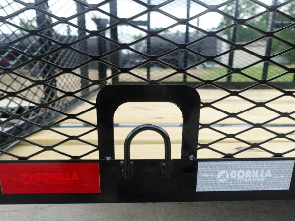 7x20 Dovetail Utility Trailer 2ft Mesh Side with Side Gate (2) 3,500lb Axles - Image 13