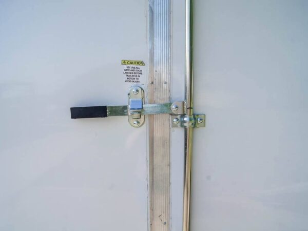 7x20 Enclosed Trailer White - Silver ATP Barn Door (2) 3500lb Axles - Image 9