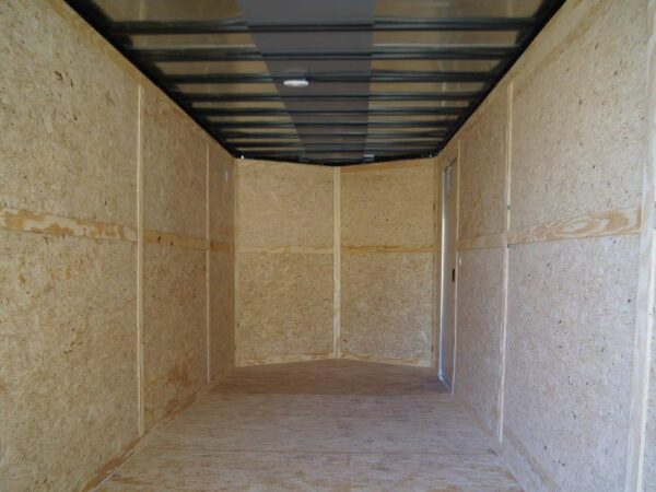 7x20 Enclosed Trailer White - Silver ATP Barn Door (2) 3500lb Axles - Image 12