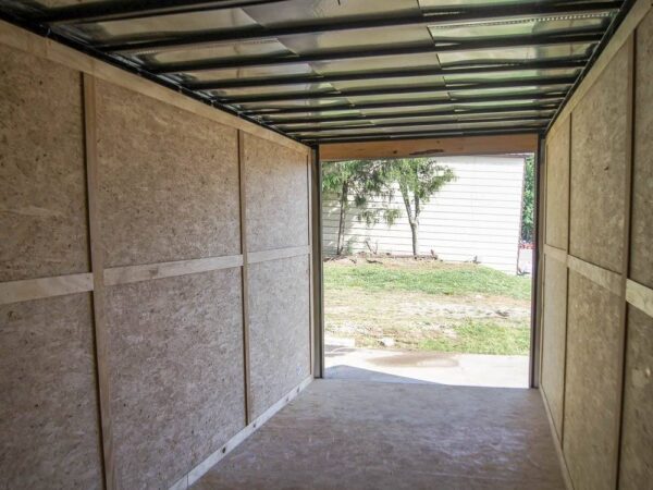 7x20 Enclosed Trailer White - Silver ATP Barn Door (2) 3500lb Axles - Image 16