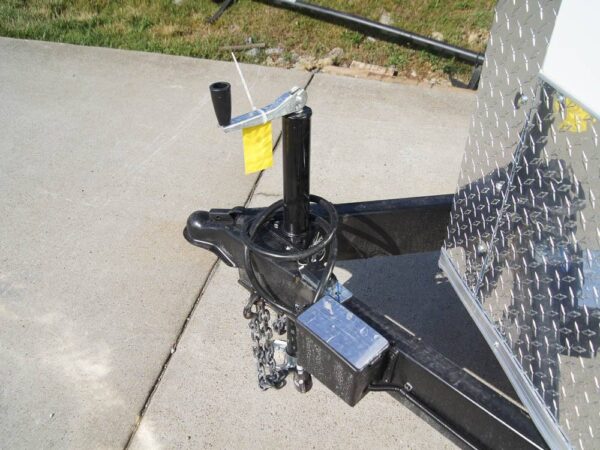 7x20 Enclosed Trailer White - Silver ATP Barn Door (2) 3500lb Axles - Image 18