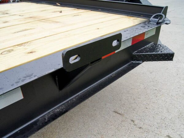 7x16 I-Beam Equipment Trailer with (2) 7K Axles with Stand Up Ramps - Image 14