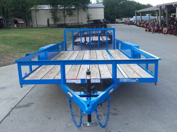 7x16 Utility Trailer Dovetail Powder Coated (2) 3,500lb Axles 7K GVWR - Image 15