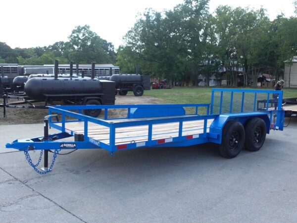 7x16 Utility Trailer Dovetail Powder Coated (2) 3,500lb Axles 7K GVWR - Image 16