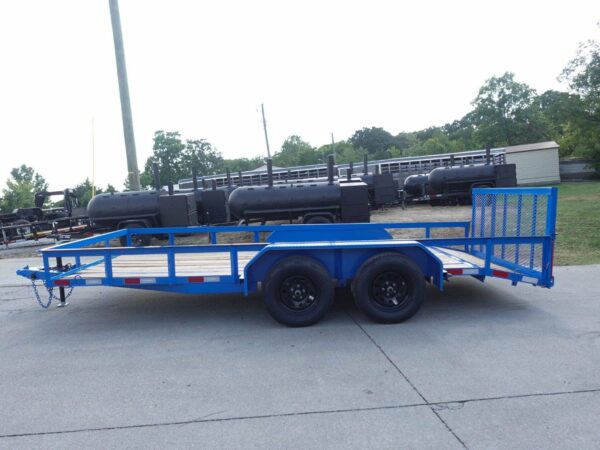 7x16 Utility Trailer Dovetail Powder Coated (2) 3,500lb Axles 7K GVWR - Image 17