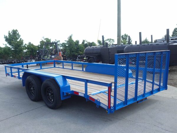 7x16 Utility Trailer Dovetail Powder Coated (2) 3,500lb Axles 7K GVWR - Image 18