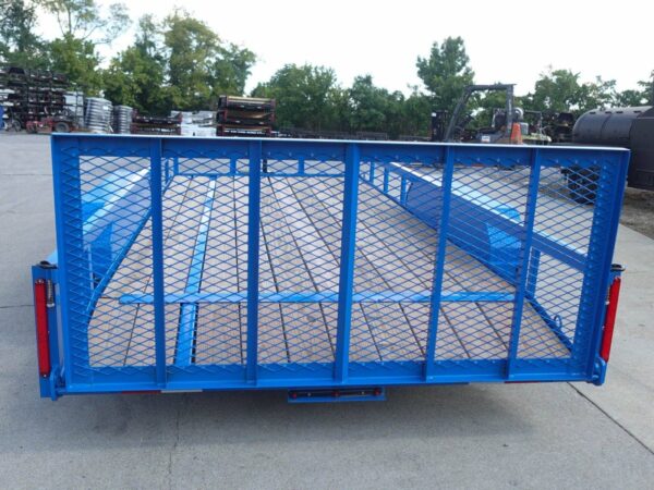 7x16 Utility Trailer Dovetail Powder Coated (2) 3,500lb Axles 7K GVWR - Image 19