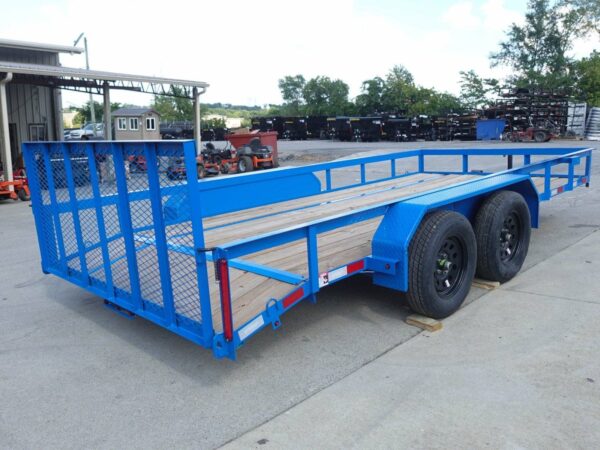 7x16 Utility Trailer Dovetail Powder Coated (2) 3,500lb Axles 7K GVWR - Image 20