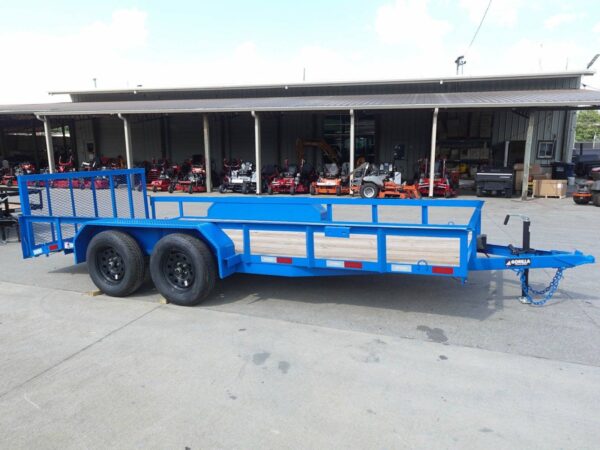 7x16 Utility Trailer Dovetail Powder Coated (2) 3,500lb Axles 7K GVWR - Image 21