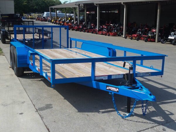 7x16 Utility Trailer Dovetail Powder Coated (2) 3,500lb Axles 7K GVWR - Image 22