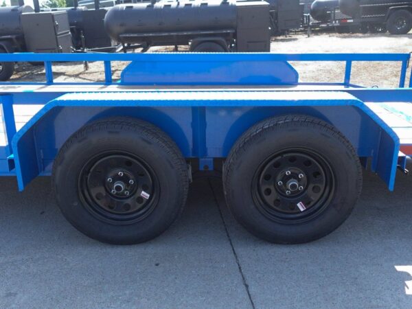 7x16 Utility Trailer Dovetail Powder Coated (2) 3,500lb Axles 7K GVWR - Image 25