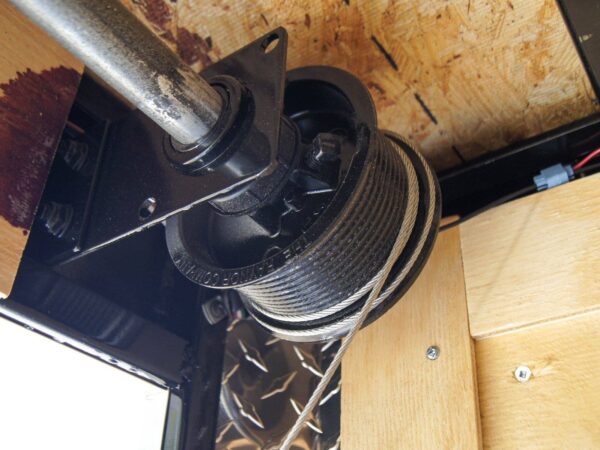 8.5x14 V-Nose Enclosed Trailer - Diamond Plate Floor Storage - Image 15