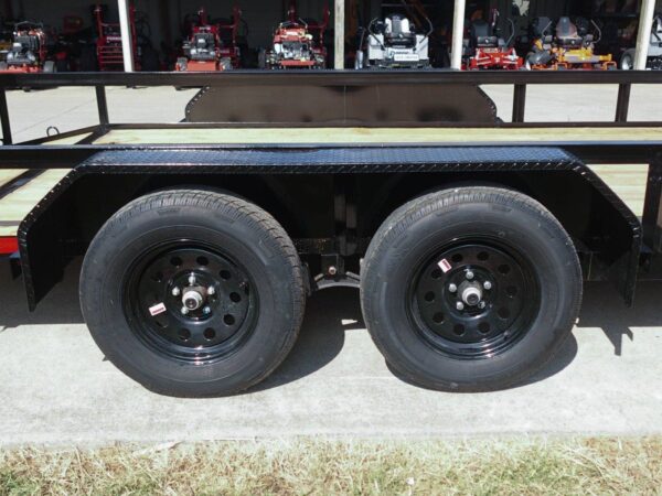 7x16 Utility Trailer Dovetail Powder Coated (2) 3,500lb Axles 7K GVWR - Image 8