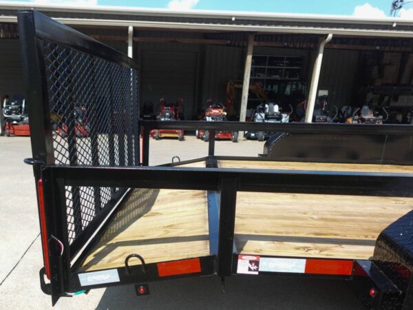 7x16 Utility Trailer Dovetail Powder Coated (2) 3,500lb Axles 7K GVWR - Image 11