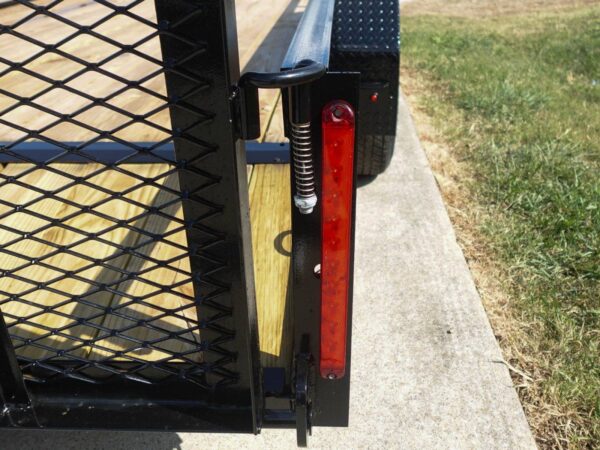 7x16 Utility Trailer Dovetail Powder Coated (2) 3,500lb Axles 7K GVWR - Image 13