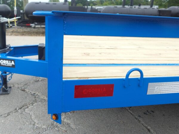 7x20 Heavy Duty Blue Straight Deck Utility Trailer (2) 5,200lb Axles with Brakes - Image 12